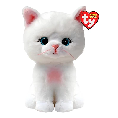 AMELIA WHITE CAT 8″ – Beanie Boos Plush