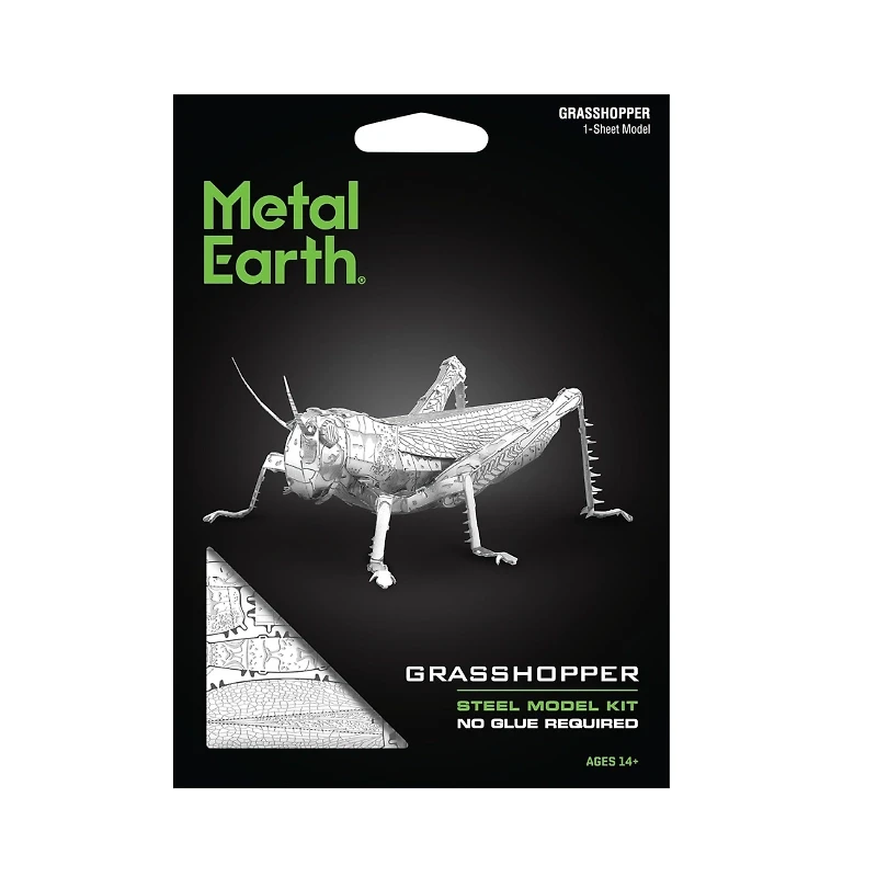 Metal Earth Grasshopper 3D Metal Model Kit Fascinations
