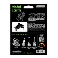 Metal Earth Grand Piano Color Metal Model Kit Fascinations