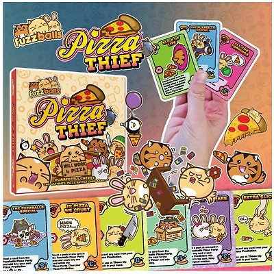 Pizza Thief Fun Card Game – Build the Perfect