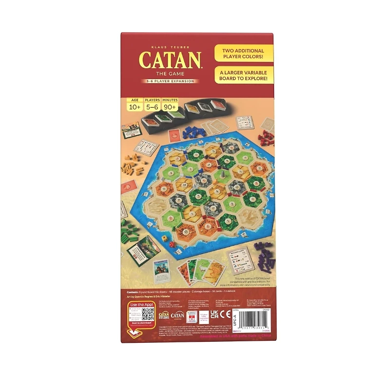 CATAN 5-6 Player Board Game Expansion (6th Edition)
