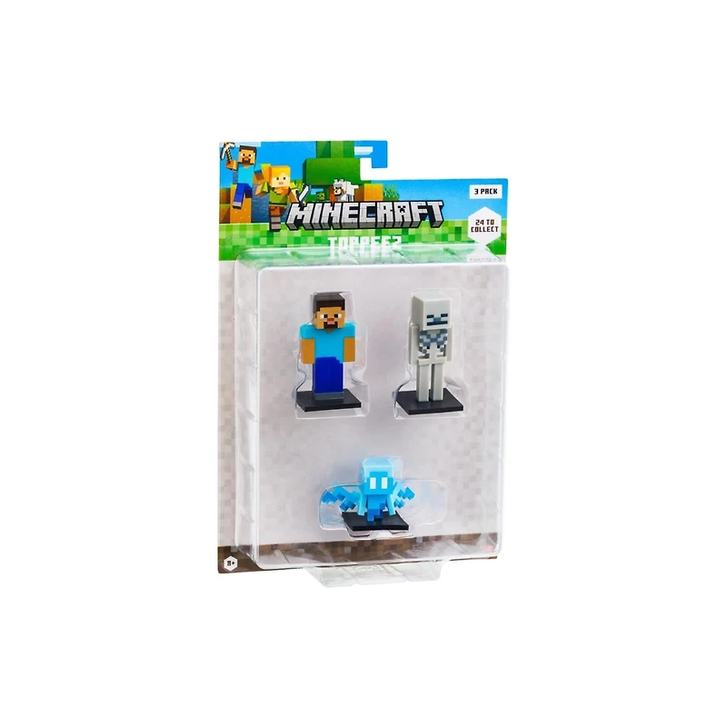Minecraft 3D Toppeez Pack – Mini Character Toppers Set