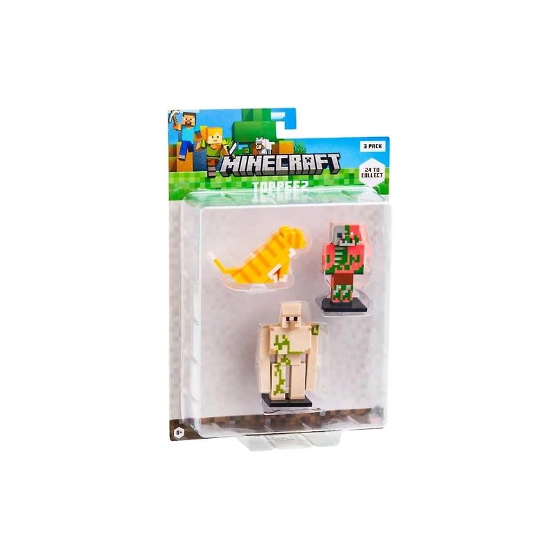 Minecraft 3D Toppeez Pack – Mini Character Toppers Set