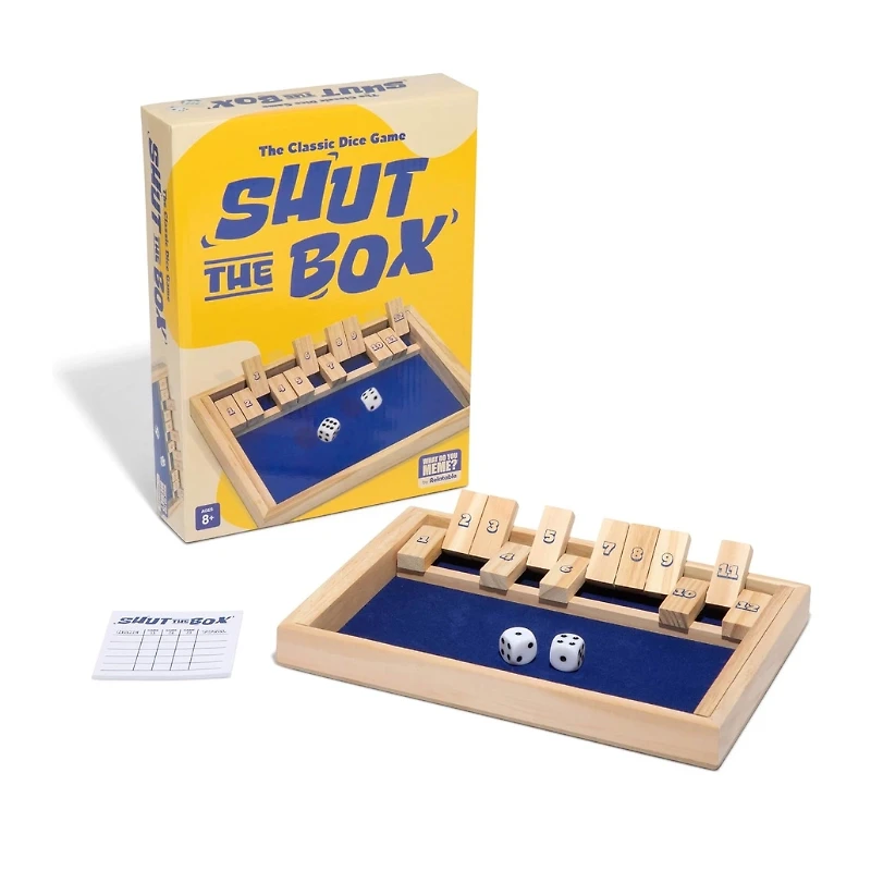 Shut The Box by Relatable, The Classic Choice for Tabletop Games, Math Games, Board Games