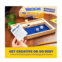 Shut The Box by Relatable, The Classic Choice for Tabletop Games, Math Games, Board Games