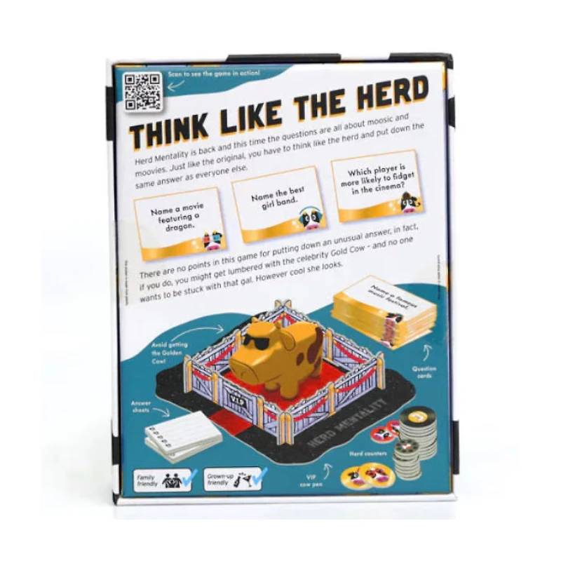 Herd Mentality Game Moosic & Moovies Edition