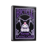 Bicycle Kuromi Sanrio Playing Cards, Black, Pink and Purple, 1 Deck