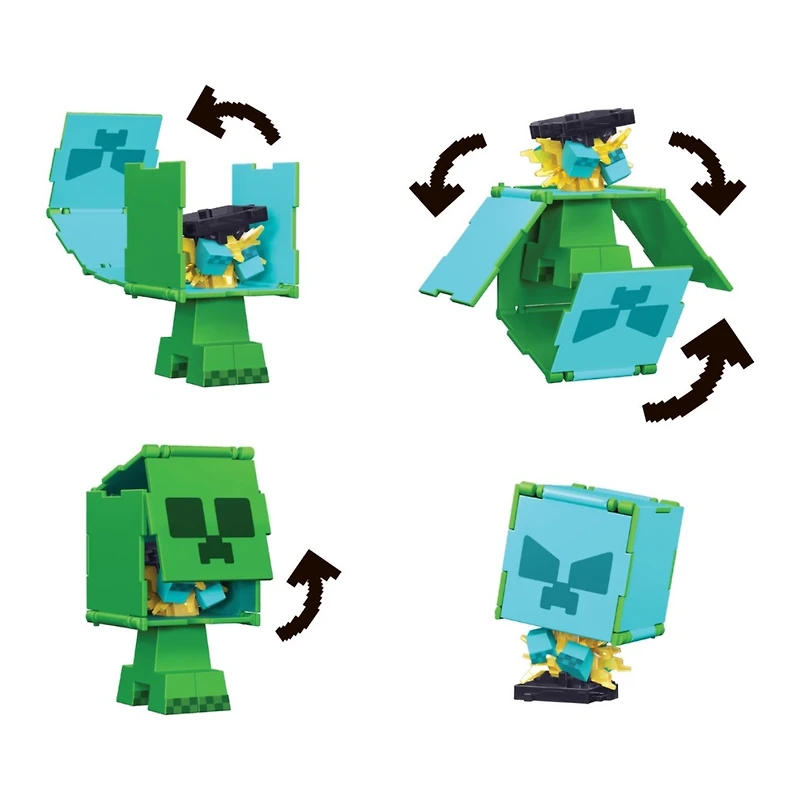 Minecraft Flippin’ Figs Assorted – 2-in-1 Transforming Action Figure
