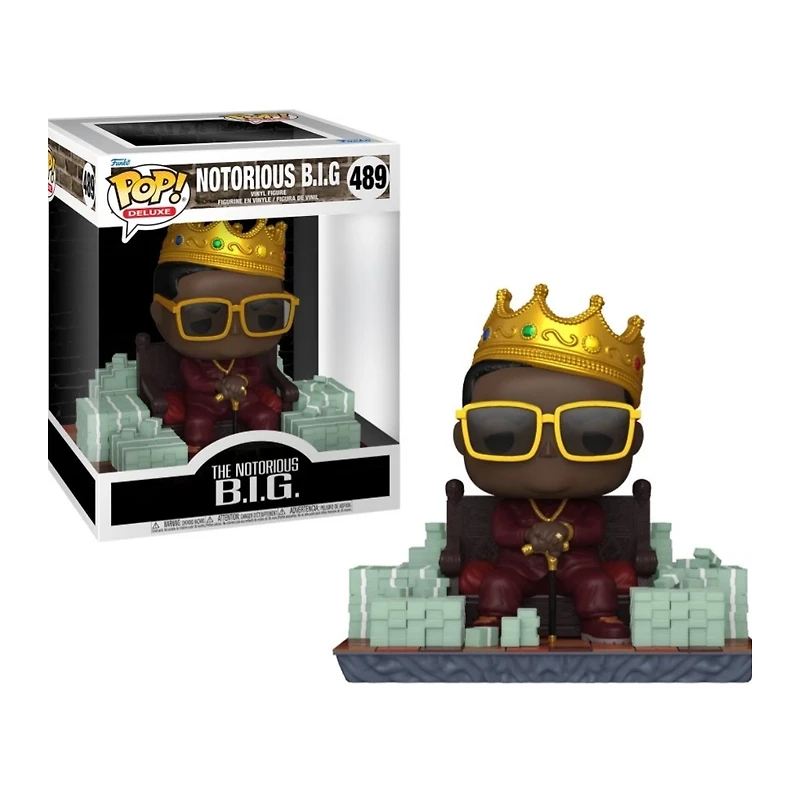 Funko Pop! Rocks Deluxe: The Notorious B.I.G. – Crown & Throne