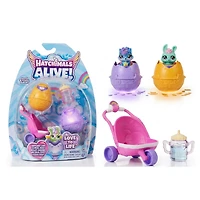 Hatchimals Hatch N Stroll Playset S1 – Stroller with Surprise Hatch Figures