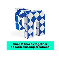 Rubik’s Connector Snake, Two-Pack Cubes 3D Puzzle Game
