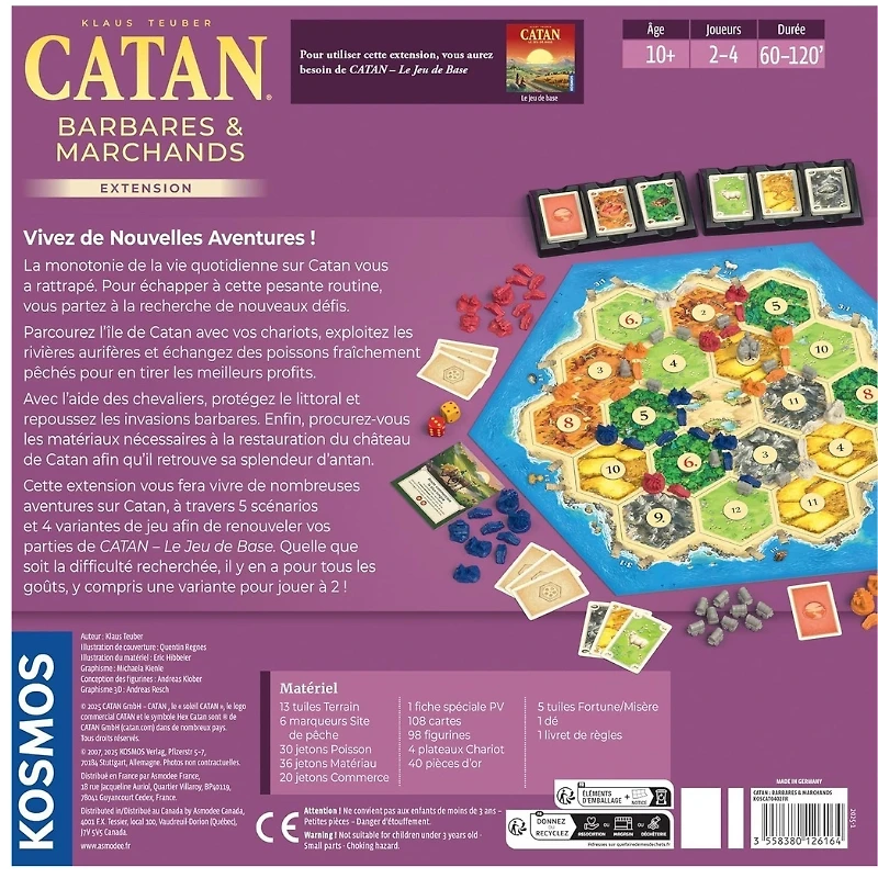 CATAN Exp: Traders & Barbarians – 6th Edition