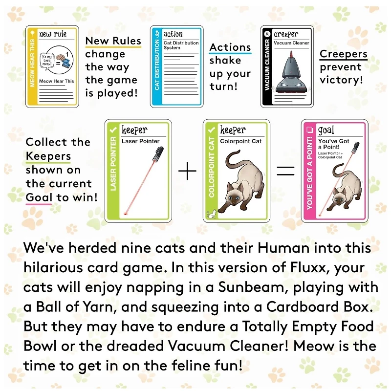 Looney Labs Cat Fluxx – The Cat-Themed Card