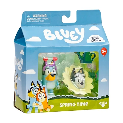 Bluey Figure 2-Pack Series 13 Assorted Set – Kids Character Toy Figures