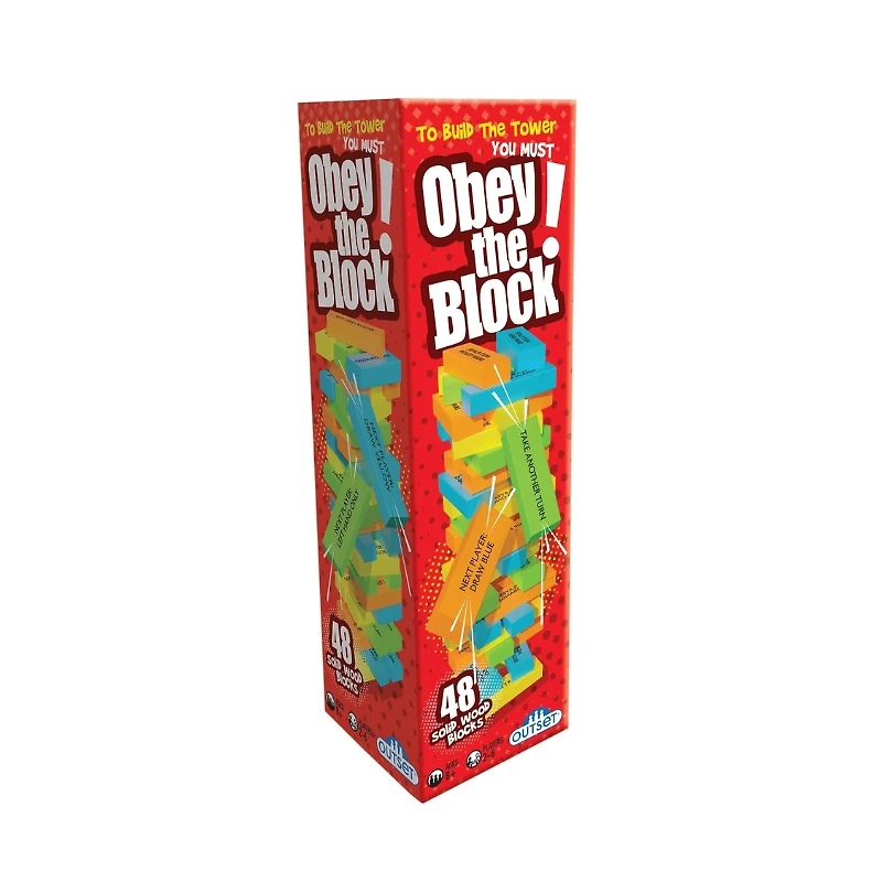 Obey The Block – 48 Solid Wood Blocks
