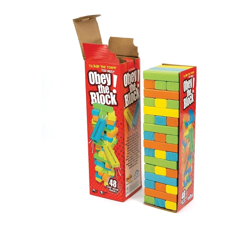 Obey The Block – 48 Solid Wood Blocks