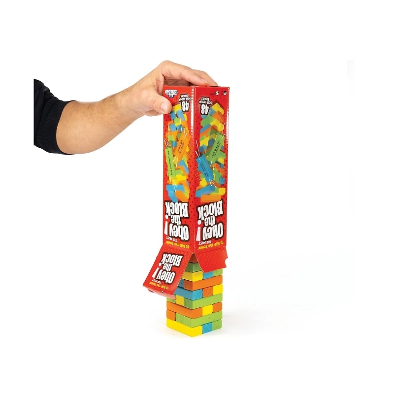 Obey The Block – 48 Solid Wood Blocks