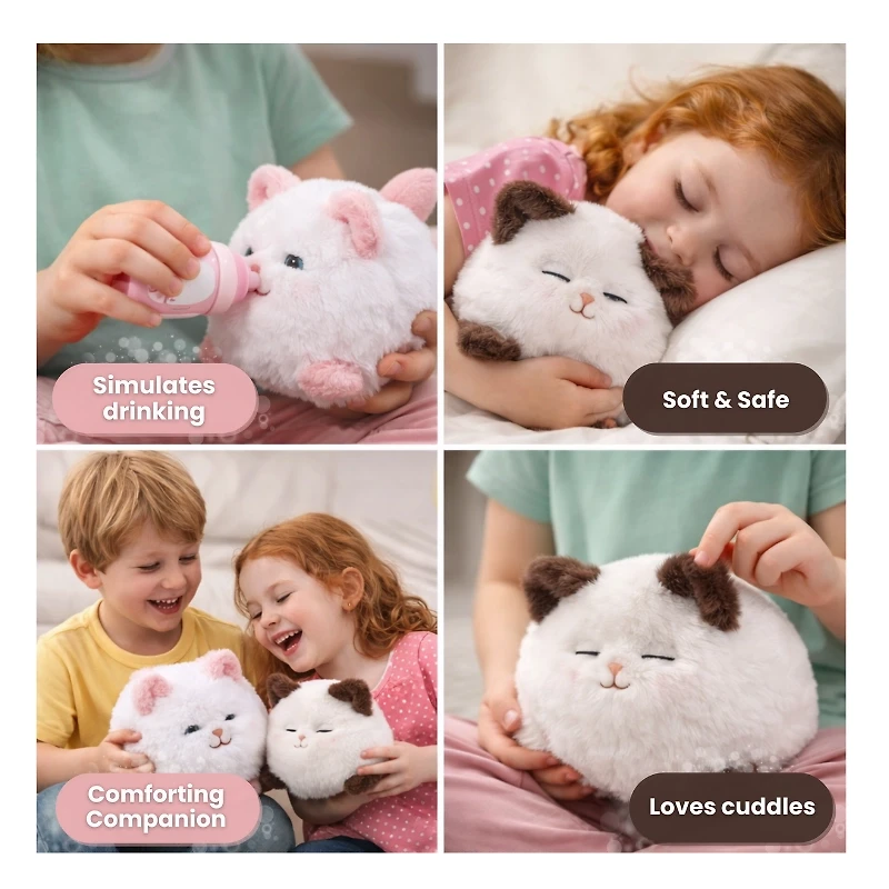 PLUSH CAT INTERACTIVE 10″