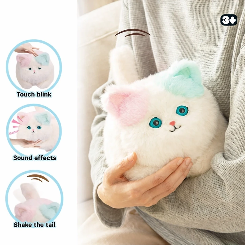 PLUSH CAT INTERACTIVE 10″ 2