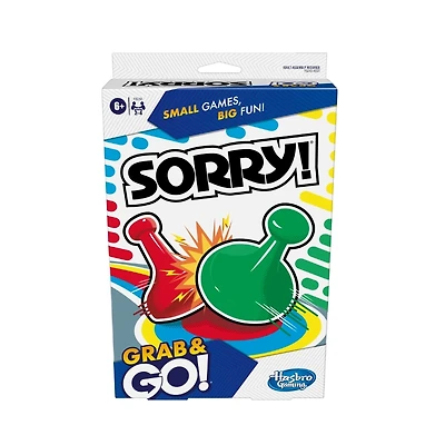 Sorry! Grab and Go Travel Game for Kids