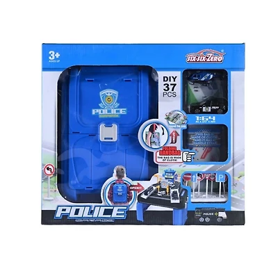 POLICE PARKING LOT PLAYSET