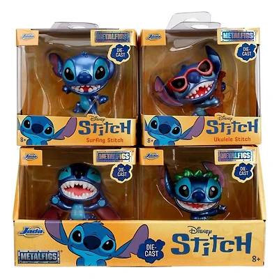 Stitch Wave 3 Metal Figures – Disney Lilo & Stitch Die-Cast Mini Figure Set