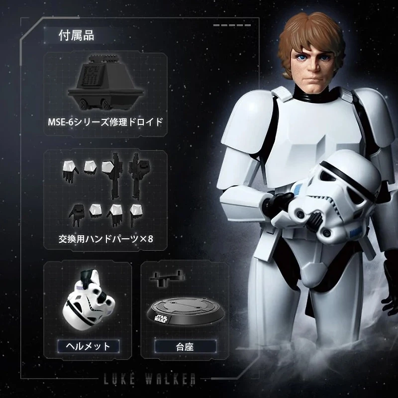 Star Wars: IV A New Hope – Luke Skywalker Stormtrooper Disguise Version Model Kit