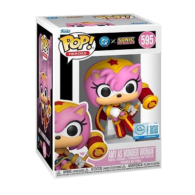 Funko Pop! Heroes: Sonic DC x Justice League – Amy Rose as Wonder Woman