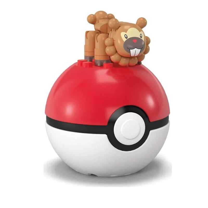 MEGA Pokémon Bidoof Building Toy Kit, Poseable Action Figure with Poké Ball