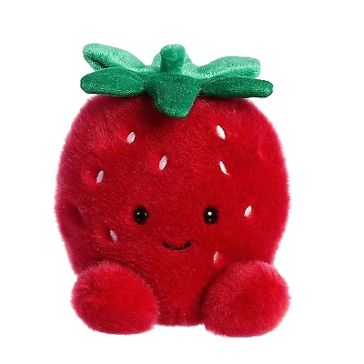 Palm Pals Juicy Strawberry 5” Plush Soft Mini Fruit Stuffed Animal