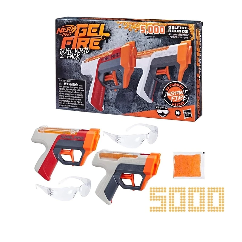 NERF GELFIRE DUAL WIELD