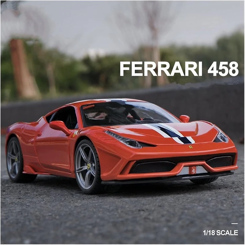Scale Finished Model Car 1:18 for Ferrari 458 Speciale Car Model