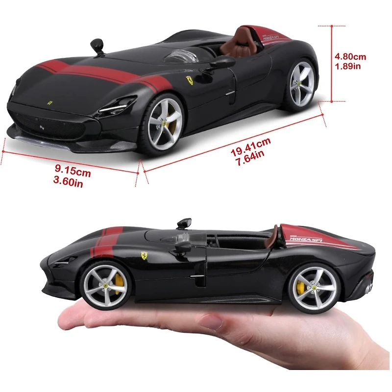 Bburago Ferrari Monza SP1 Black 1:24