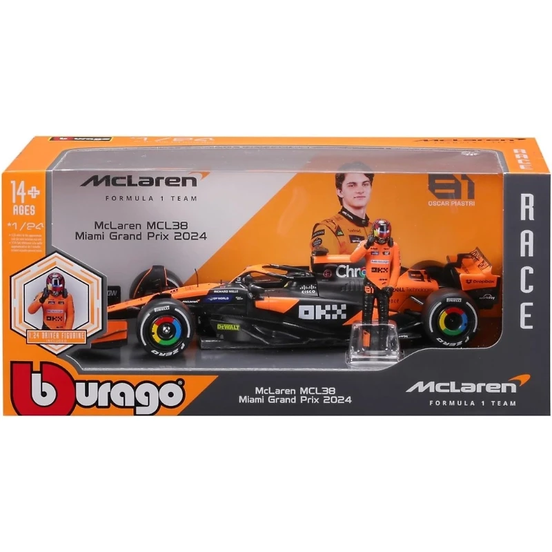 F1 MCLAREN MCL38 OSCAR 1.24