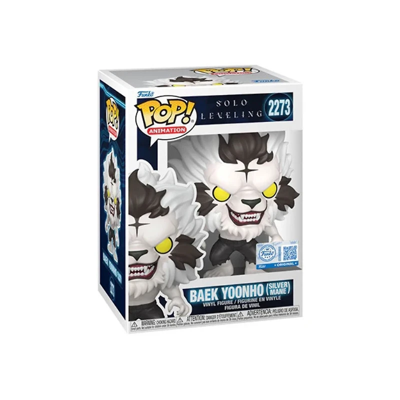 Funko Pop! Animation: Solo Leveling – Baek Yoonho (Silver Mane)