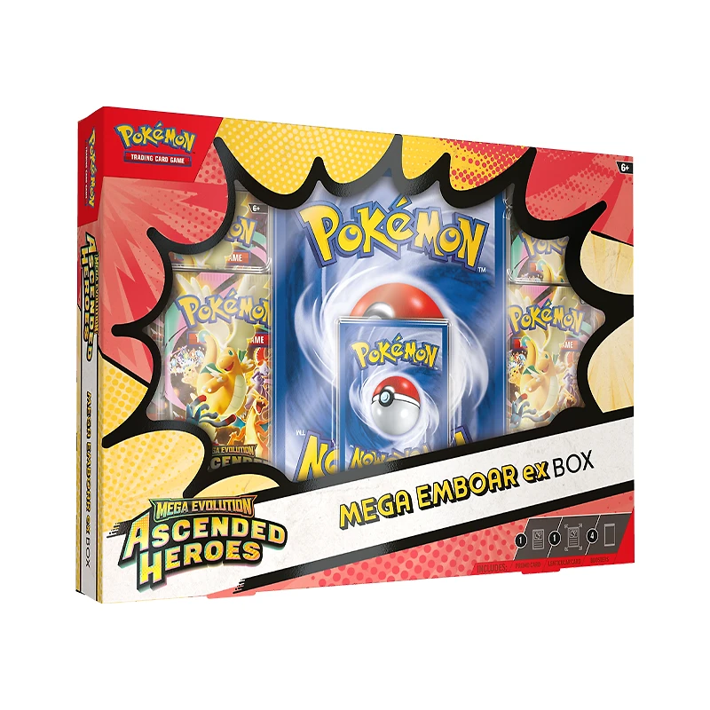 Pokémon TCG Mega Evolution 2.5 Ascended Heroes Mega Meganium/Emboar/Feraligatr ex Box