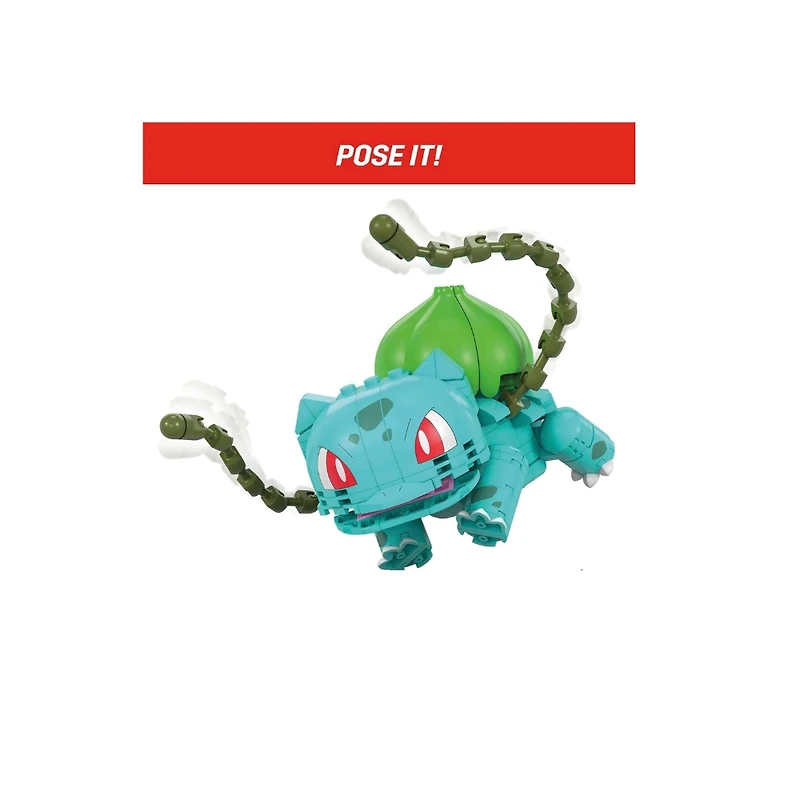 MEGA Pokémon Building Toys Set Build & Show Bulbasaur with 175 Pieces