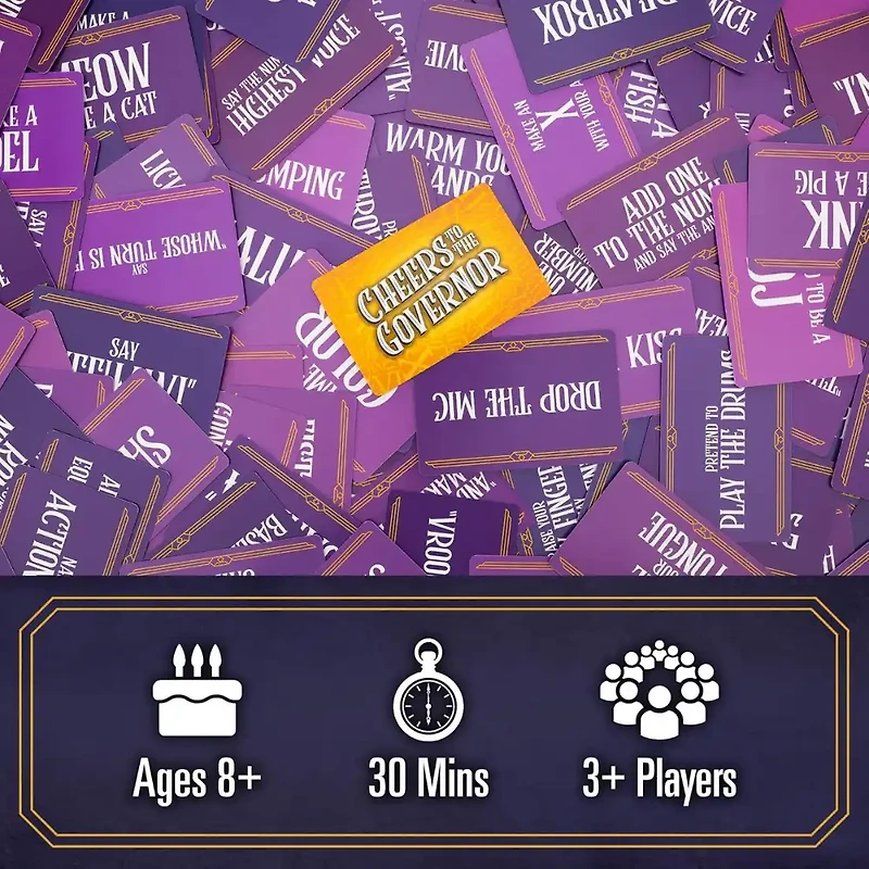 Cheers to the Govenor – Card Game