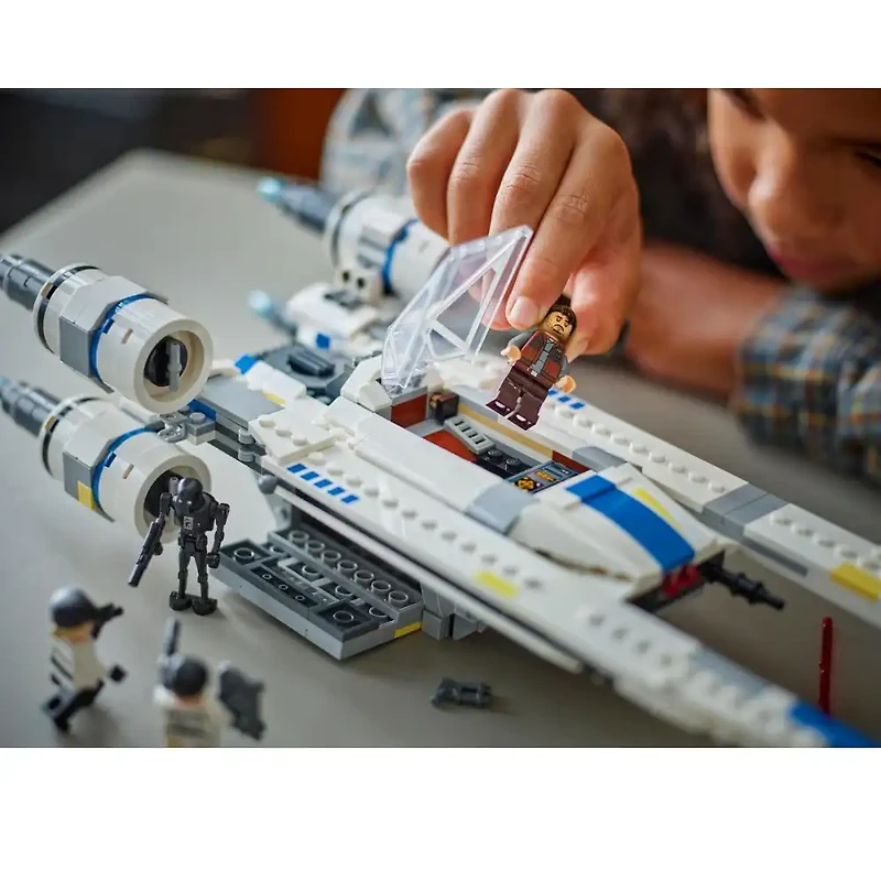 LEGO Star Wars Rebel U-Wing Starfighter Building Set – Includes Cassian Andor, Dedra Meero and K-2SO