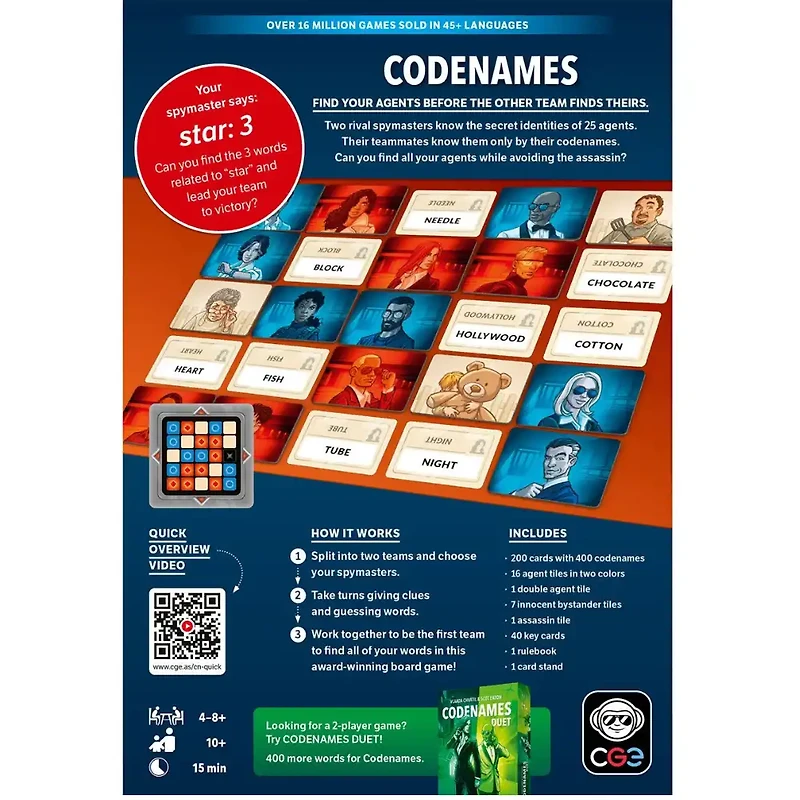 Codenames 2nd Edition – Board Game