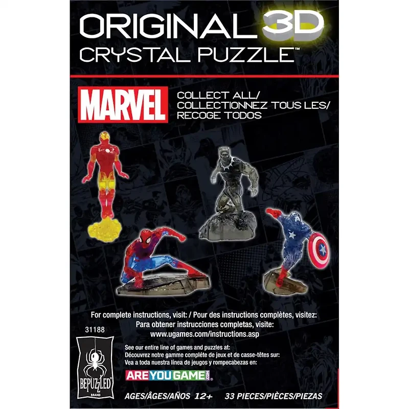 Marvel Spider-Man – Crystal 3D Puzzle