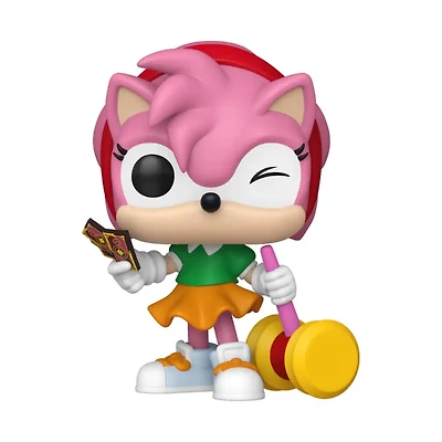 Funko Pop! Games: Sonic The Hedgehog Amy Rose with Piko Hammer – Chase Edition