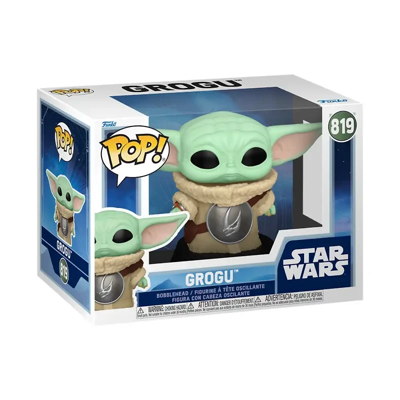 Funko Pop! Star Wars: Grogu with Mudhorn Chest Armor
