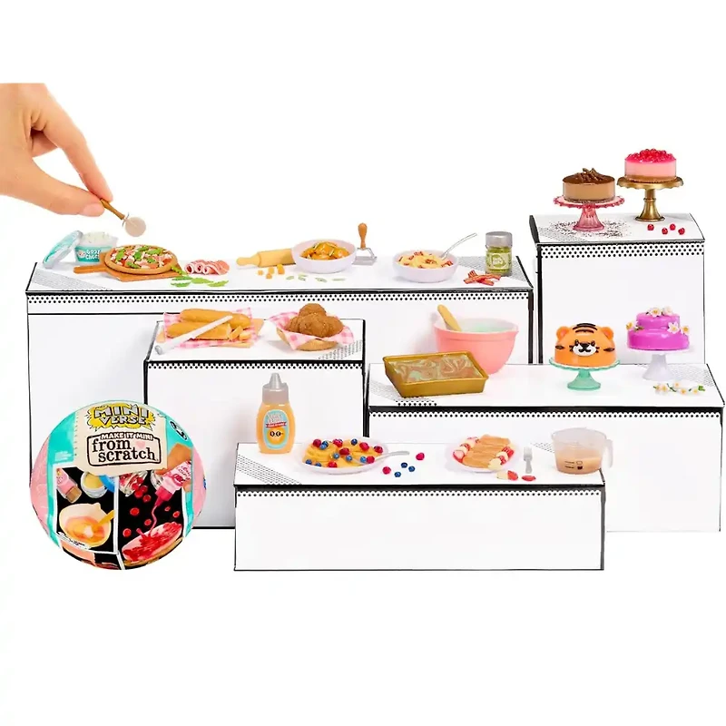 Make It Mini Miniverse – From Scratch Series 2 Mini Collectible Food DIY Set