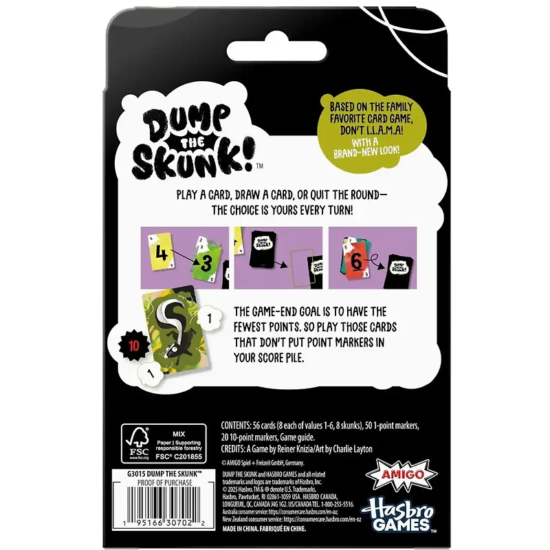 Dump The Skunk! – Card Game