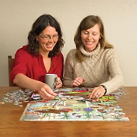 Cobble Hill Potting Shed Cats 500 Pieces Puzzle