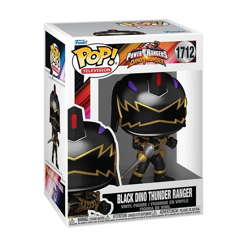 Funko Pop! Television: Power Rangers – Black Dino Ranger