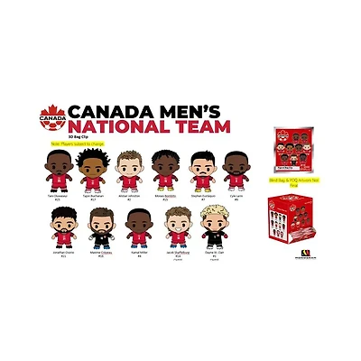 3D Foam Bag Clip World Cup 2026 Team Canada