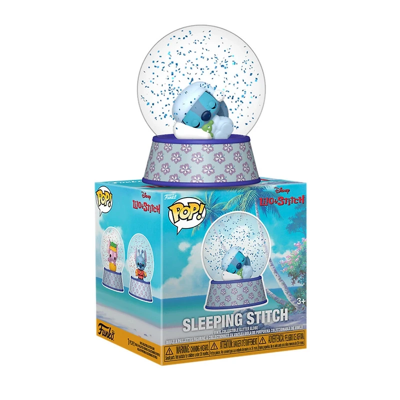 Funko Bitty Pop! Disney Lilo & Stitch: Stitch Mini Glitter Snow Globe Figure