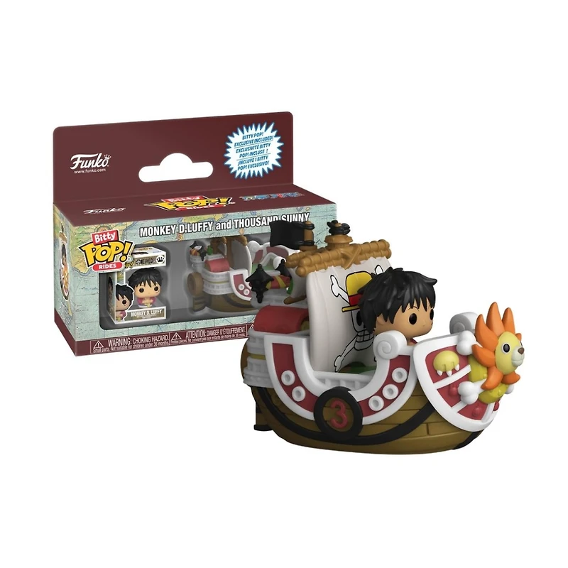 Funko Bitty Pop! Rides: One Piece – Thousand Sunny with Luffy